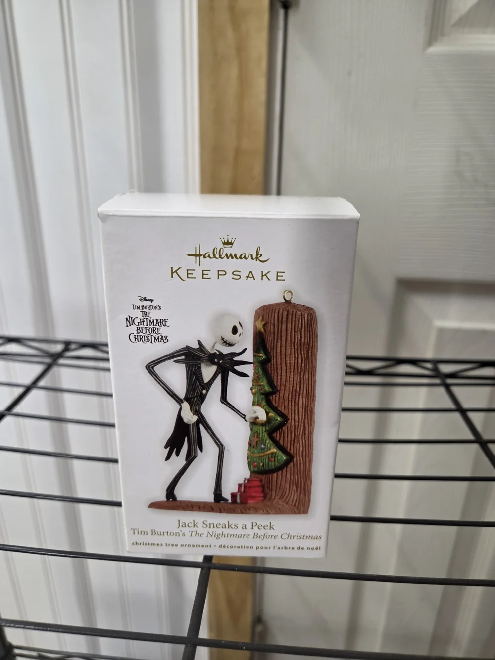 'Jack Sneaks a Peek' The Nightmare Before Christmas Ornament - White